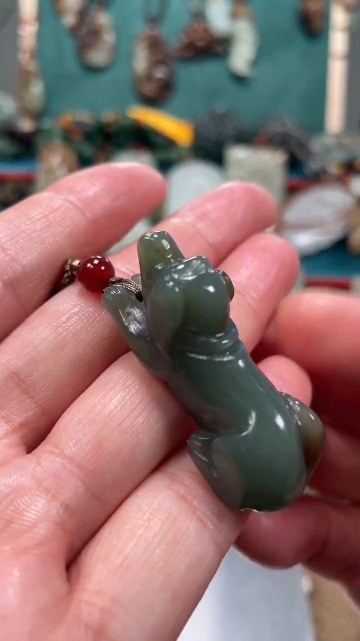 未镶嵌和田玉挂件0007
