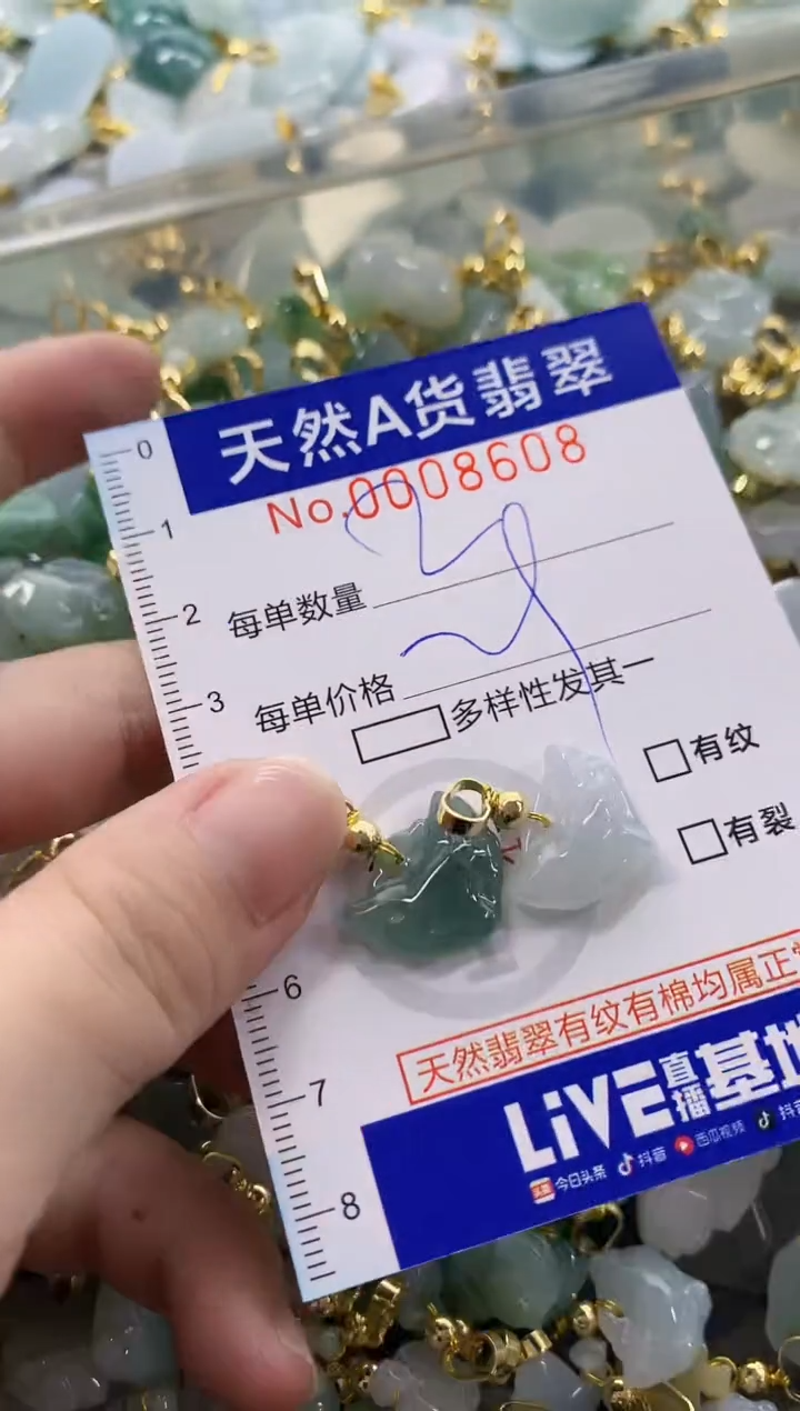 颈饰未镶嵌翡翠天然A货翡翠