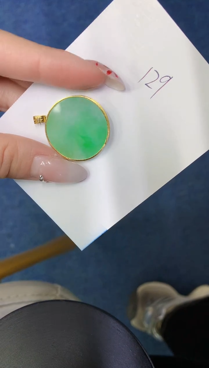 【闪购商品】翡翠颈饰18K金镶嵌000000000000