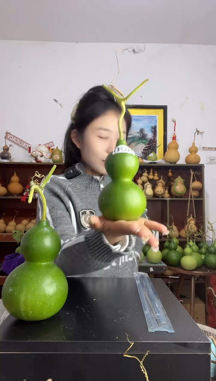 曾*806天然葫芦摆件 一物一拍龙头不保售后