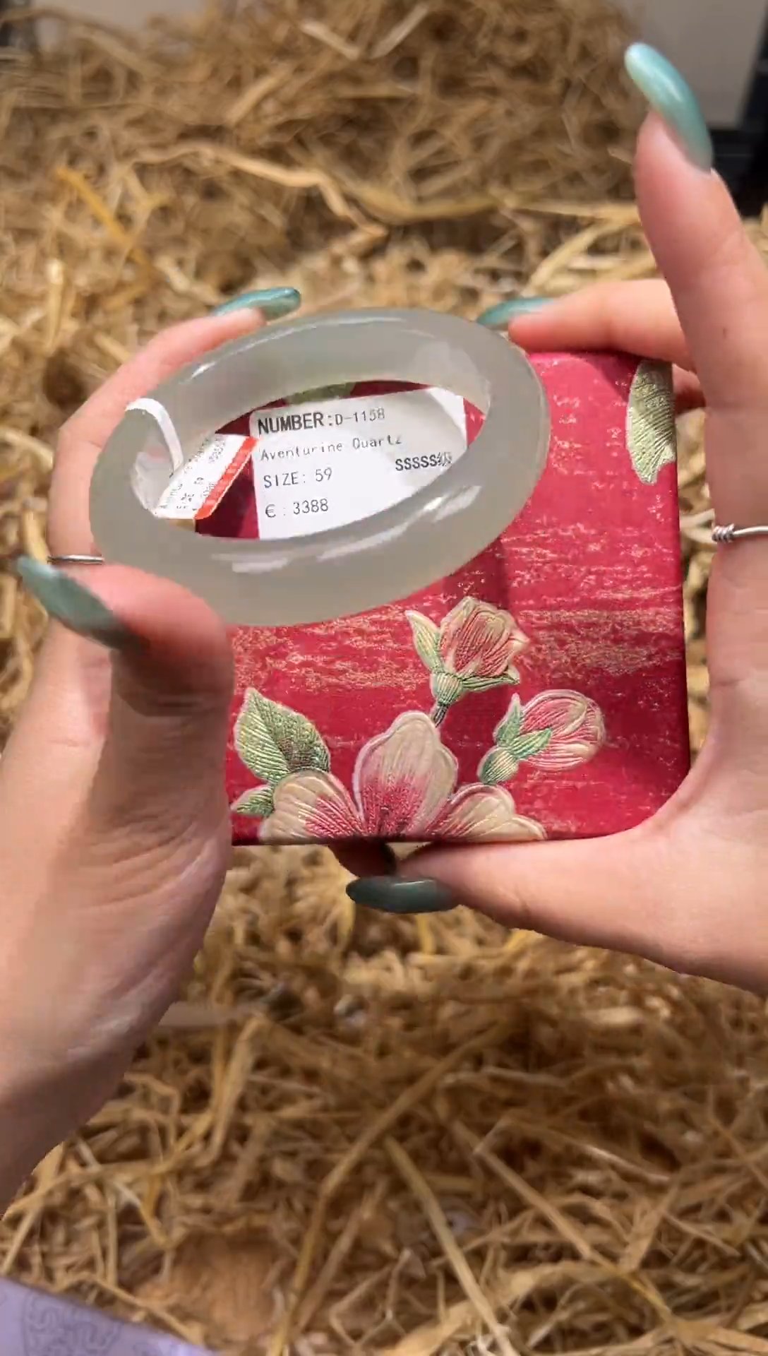 未镶嵌手镯石英质玉D1158HO