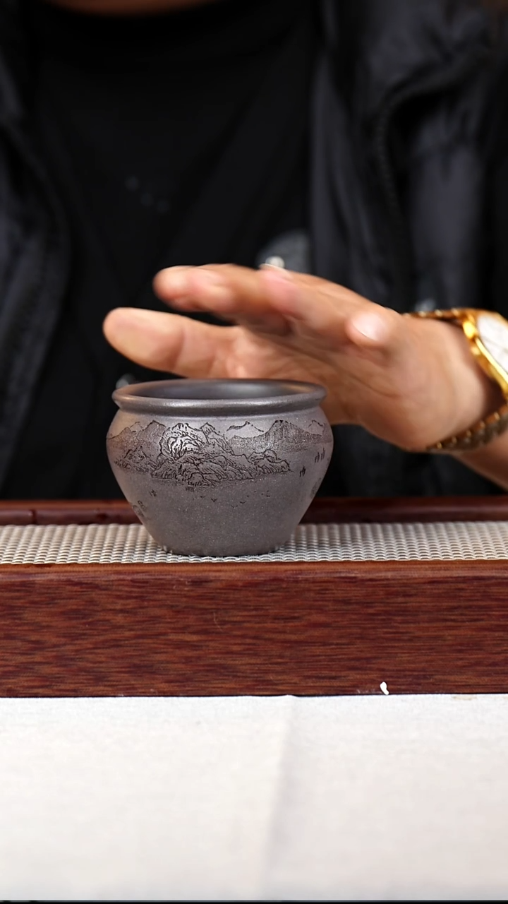 茶杯紫砂宜兴紫砂杯150CC    028