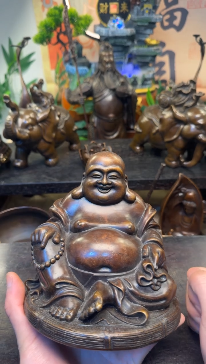 潼潼古铜只卖真铜！（大肚弥勒）