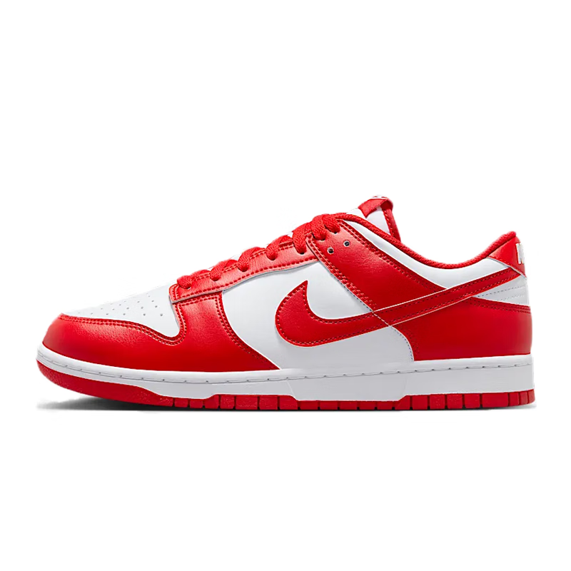 NIKE/耐克Dunk舒适百搭防滑耐磨板鞋婚鞋男款红白色HF5441104
