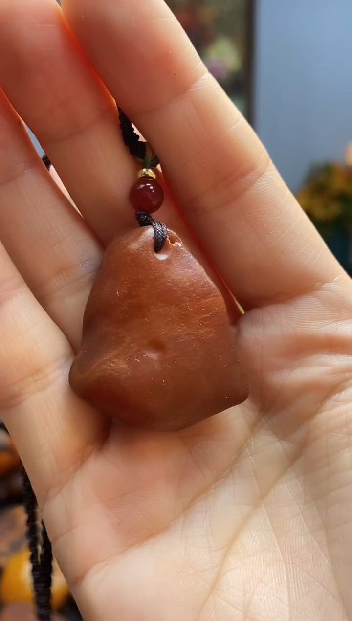 琥珀颈饰未镶嵌挂件