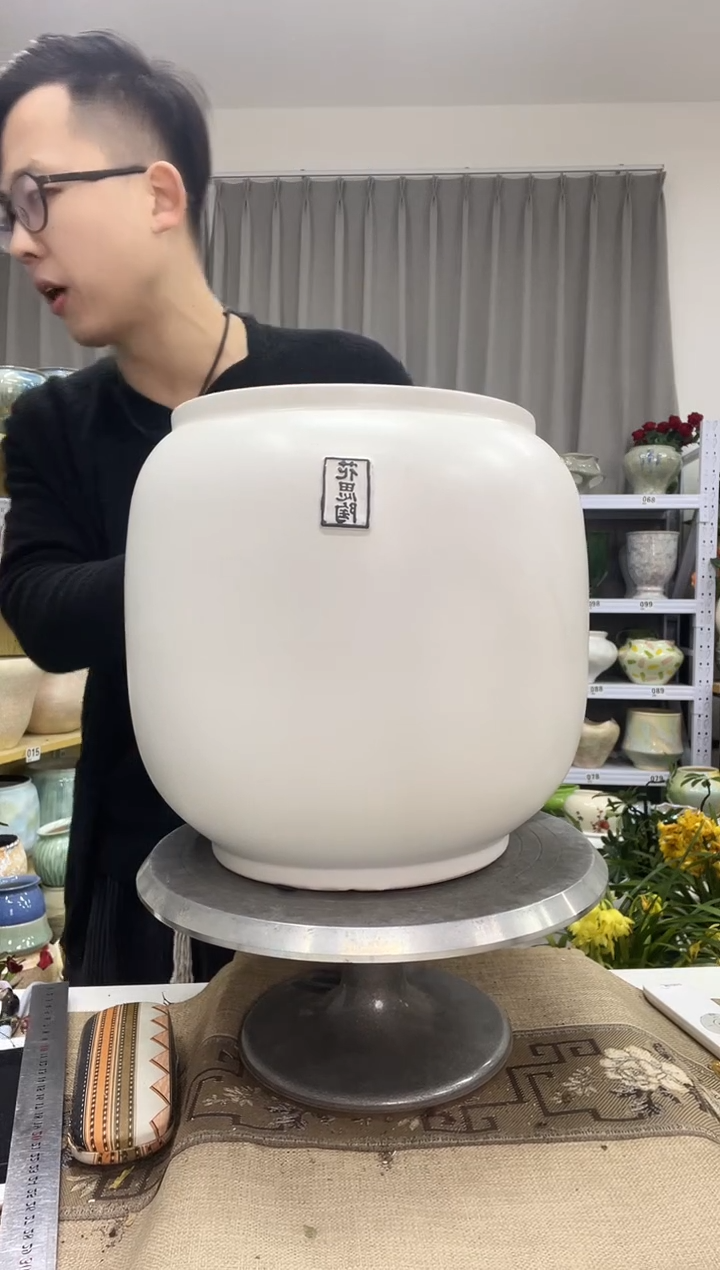 【微瑕针孔】【12.26】花盆链接 高： 29 口：21