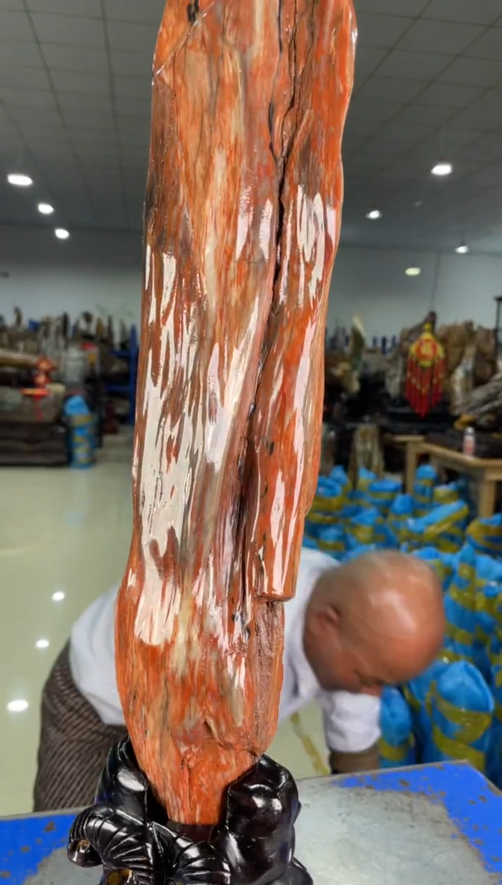 【闪购商品】硅化玉摆件未镶嵌17