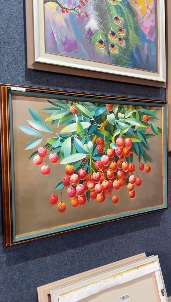 【闪购商品】油画23号手绘油画80*60 荔枝