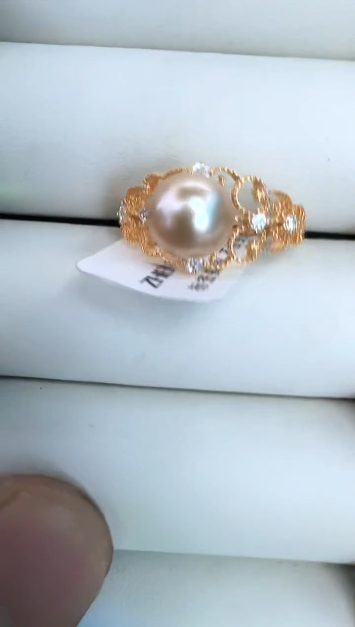 【闪购商品】海水珍珠戒指银S925镶嵌戒指