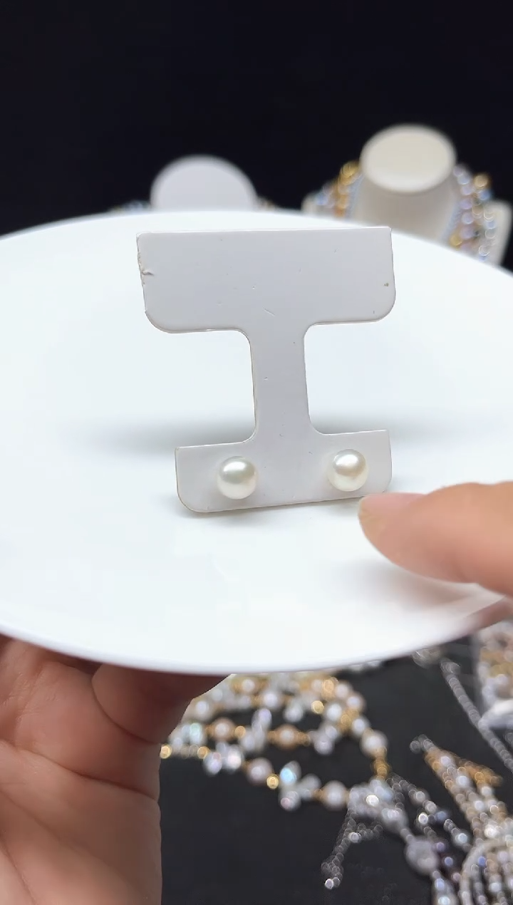 【闪购商品】淡水珍珠耳饰未镶嵌多人