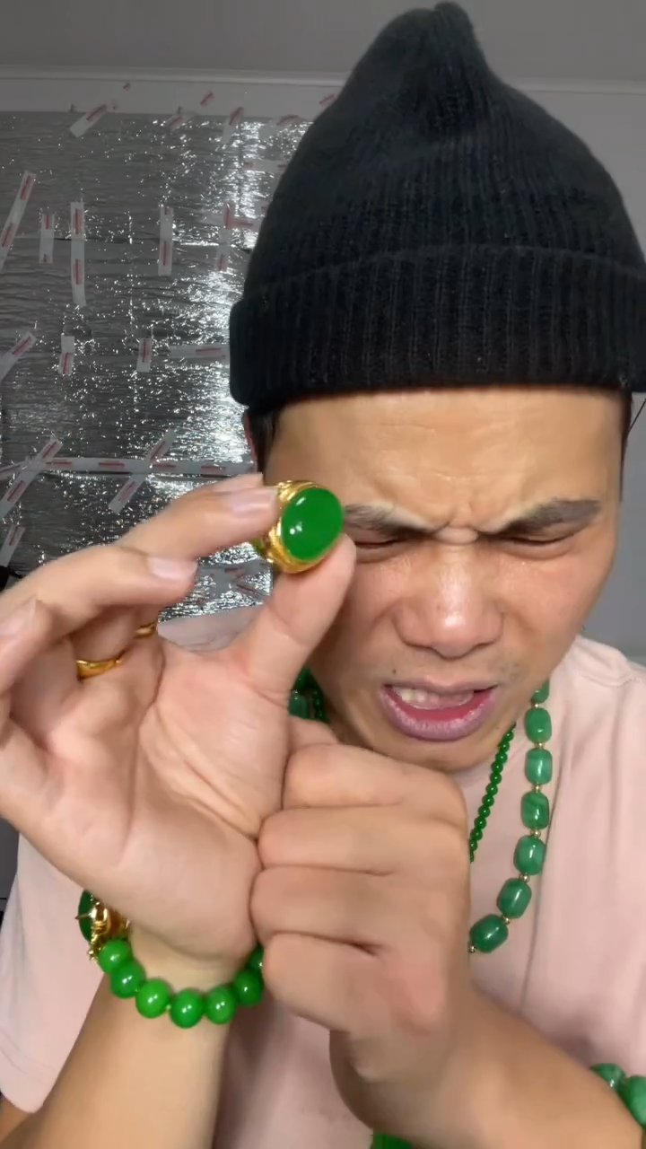 翡翠戒指未镶嵌【小伍珠宝】高端大鸽子蛋戒指