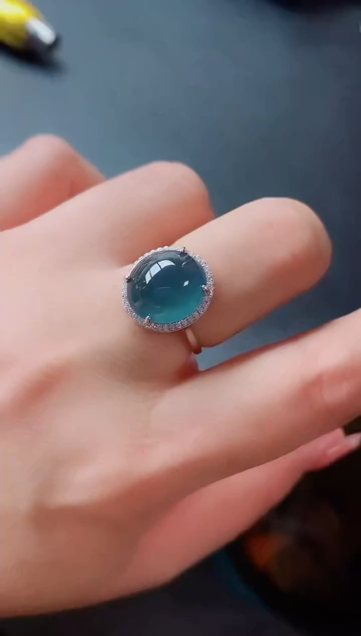 【闪购商品】翡翠戒指银S925镶嵌121212