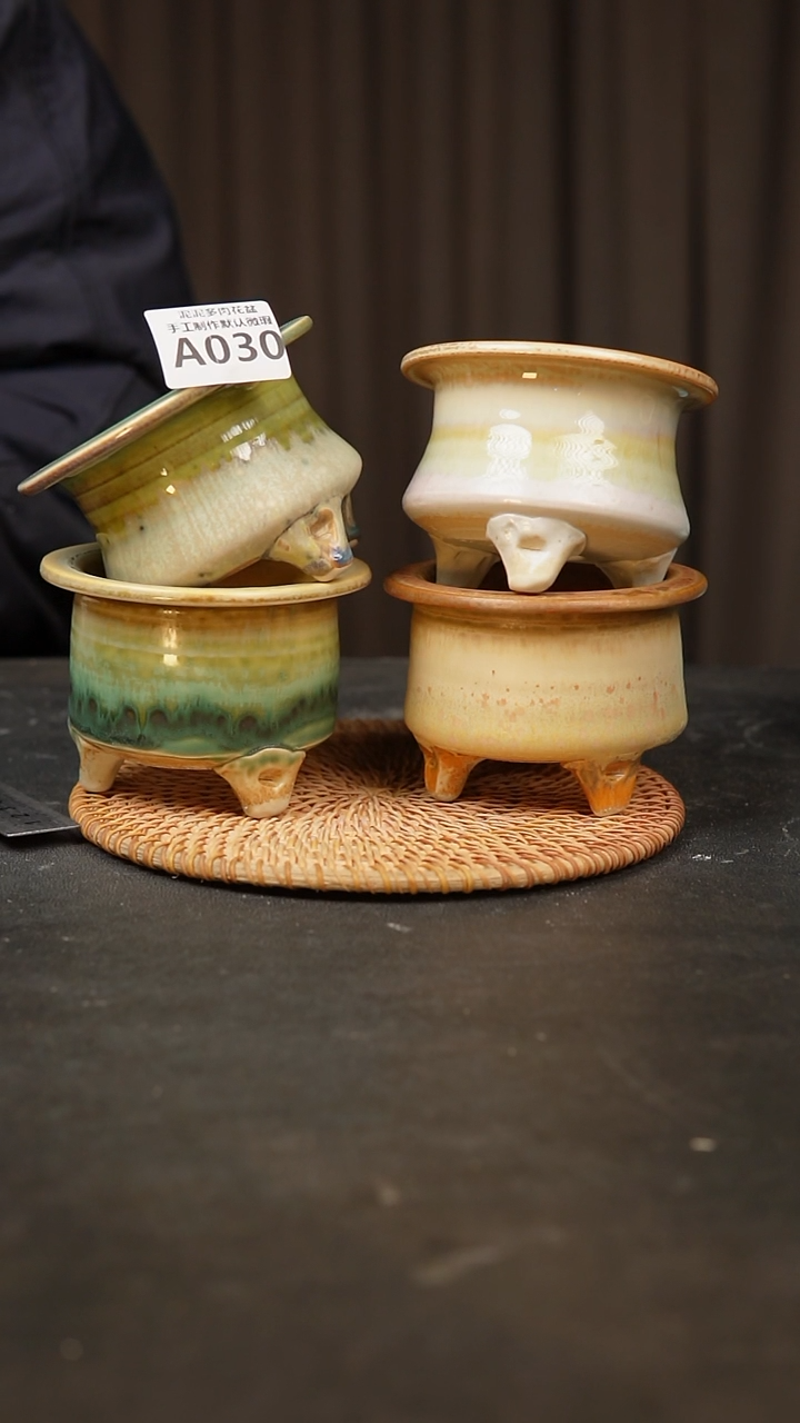 【闪购商品】瓷片泥泥陶瓷多肉盆