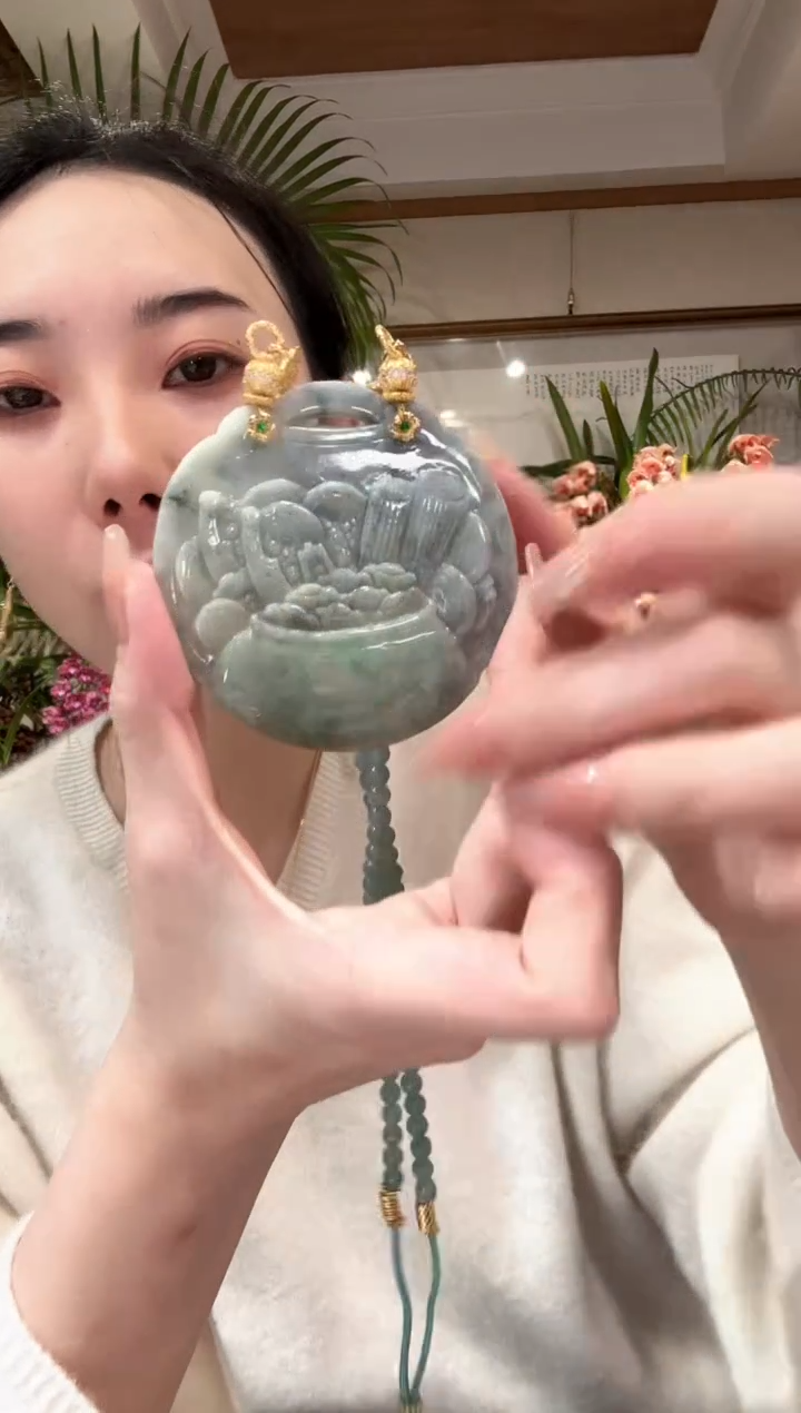 【闪购商品】翡翠颈饰未镶嵌国风