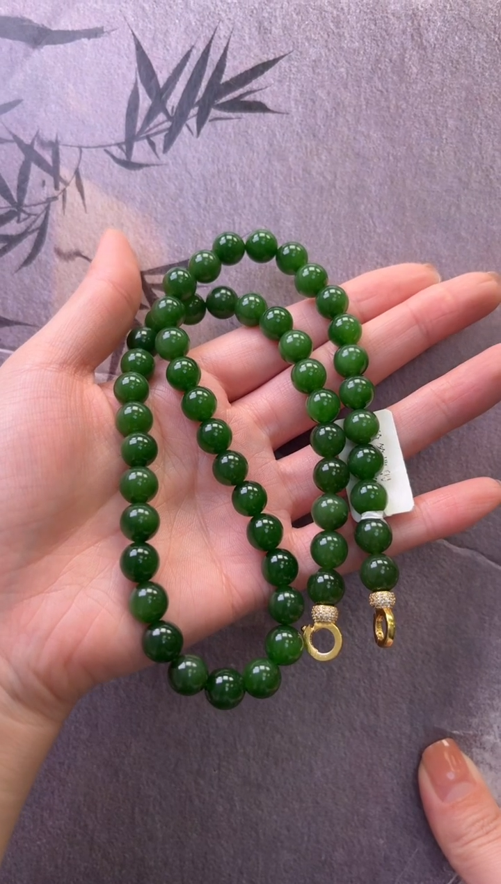 【闪购商品】和田玉（碧玉）项链未镶嵌项链