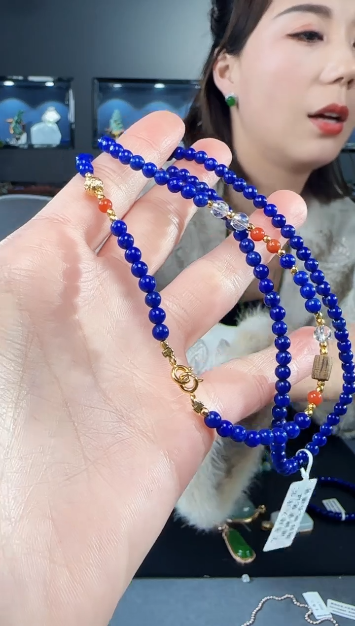 【闪购商品】青金石颈饰未镶嵌1