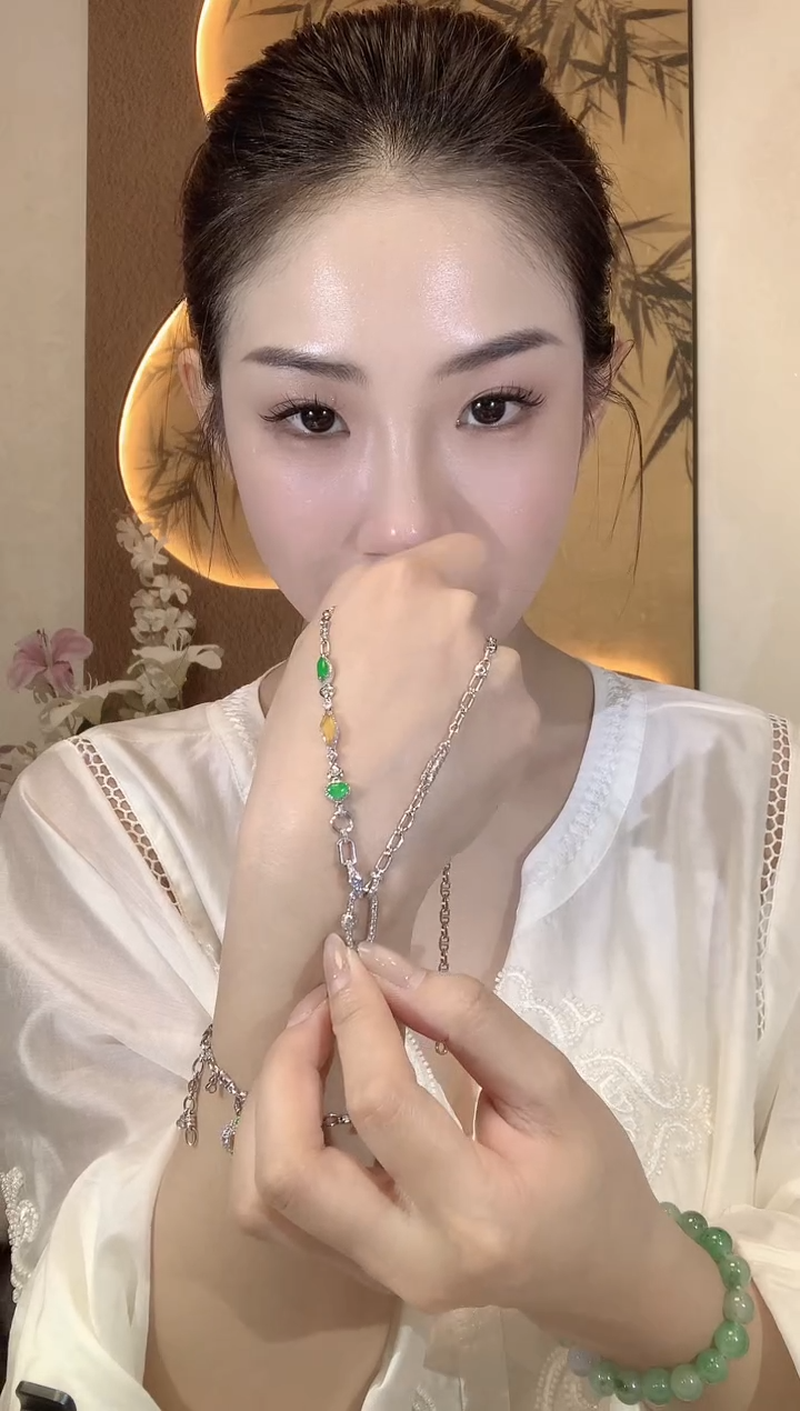 【闪购商品】定制翡翠18K金镶嵌C67（定制不退换）