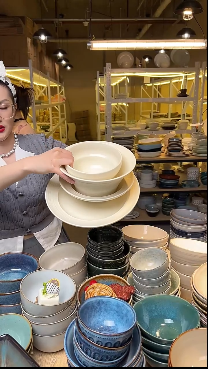 瓷100外贸尾货窑变釉下彩默认微瑕