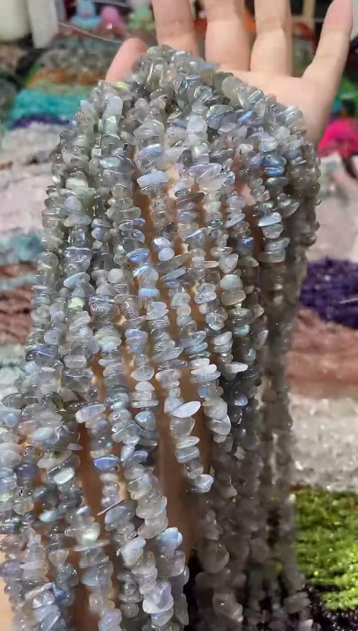 水晶珠宝半成品未镶嵌灰月光