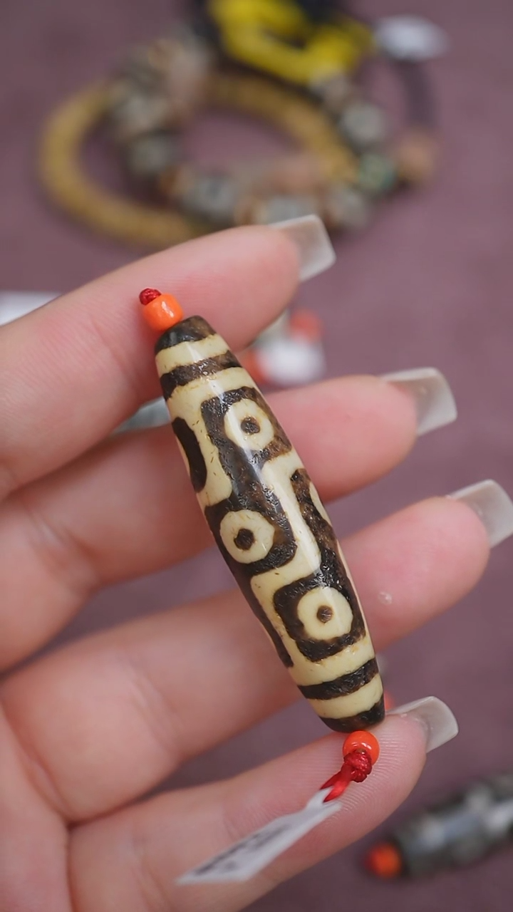 【闪购商品】玛瑙/玉髓颈饰未镶嵌蚀花玛瑙珠定制编绳