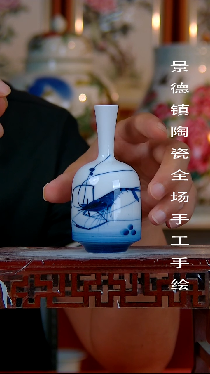 摆件景德镇陶瓷 全场手工手绘