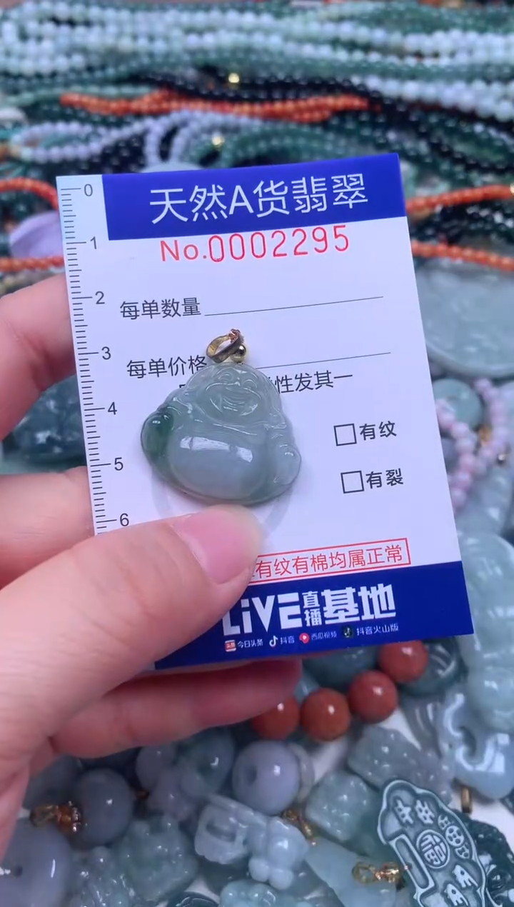 颈饰未镶嵌翡翠天然翡翠