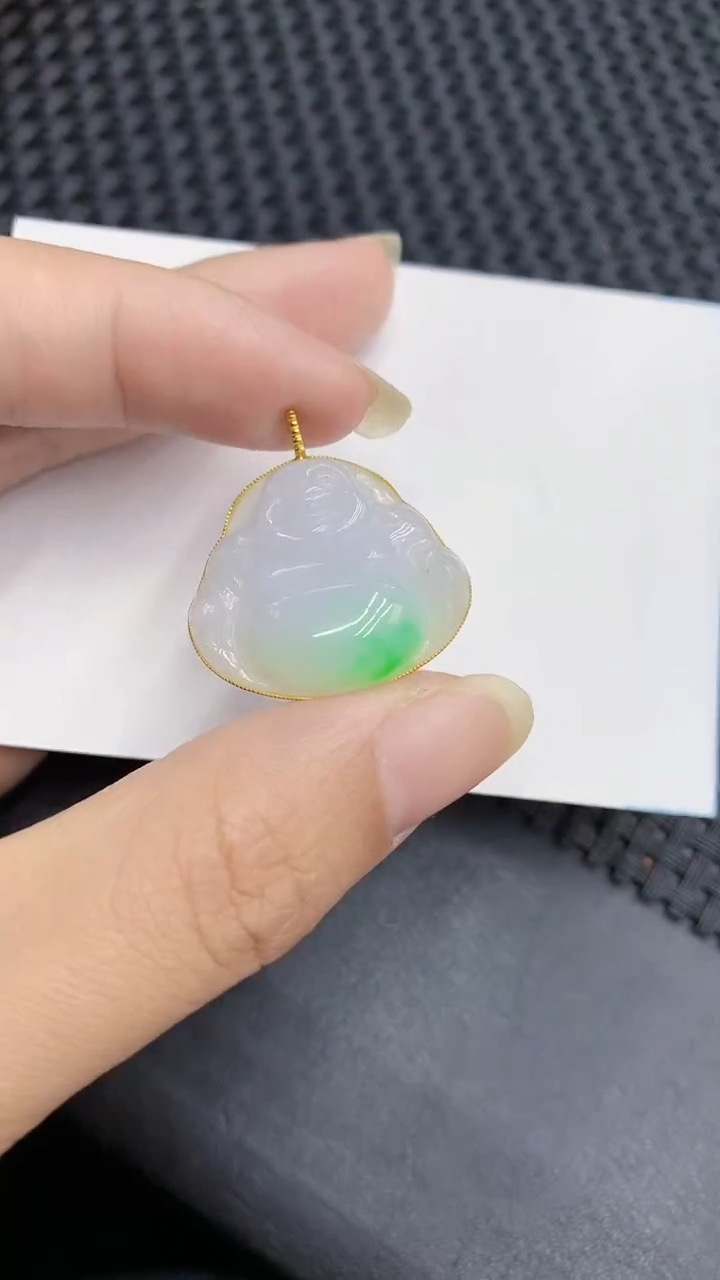 【闪购商品】翡翠颈饰18K金镶嵌            81