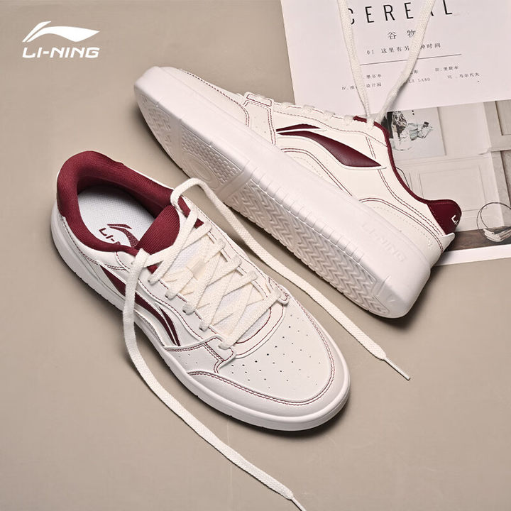 李宁板鞋男鞋2025新款官方正品轻便板鞋学生运动透气小白鞋潮流鞋商品图