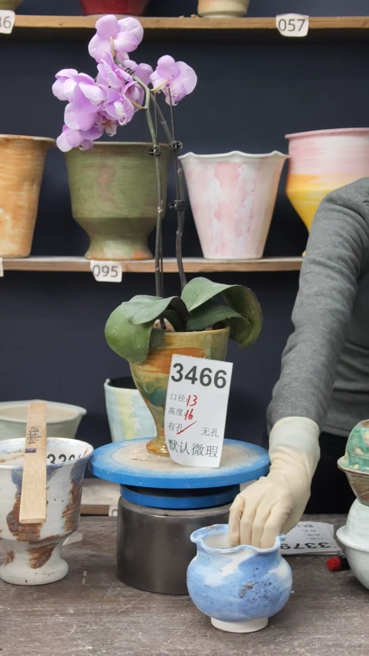 景德镇花盆默认微瑕3466