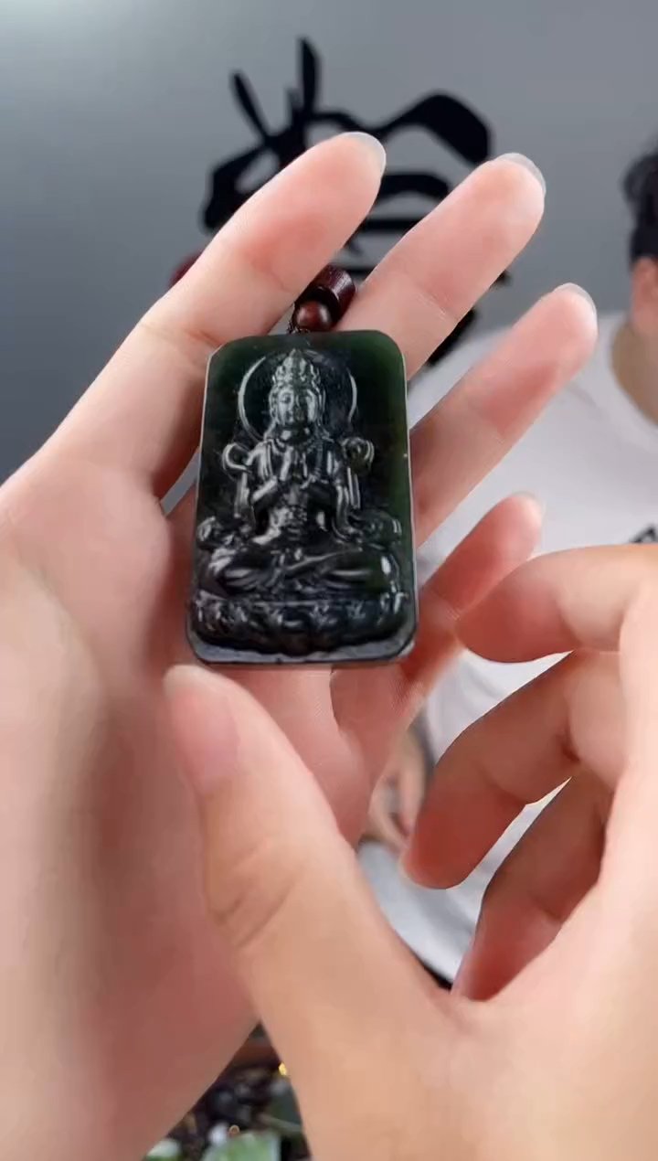 和田玉未镶嵌颈饰拍一发一，多样性发货