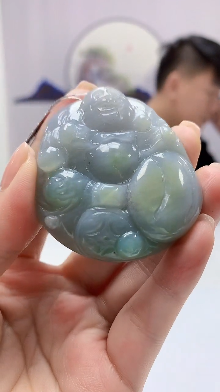 【闪购商品】定制翡翠未镶嵌4925ms-毛货佛108佛公