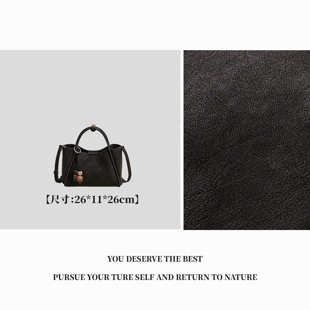 【广州特特】SK-93155-乌木色小香风小众潮流百搭时尚肩包