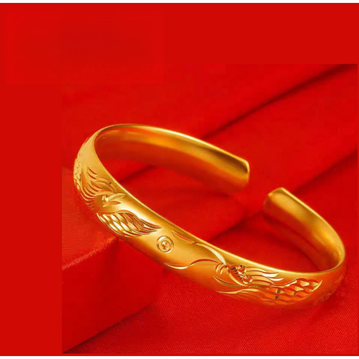  【Z】龙凤传承 双凤为凰开口手镯【SCS09】