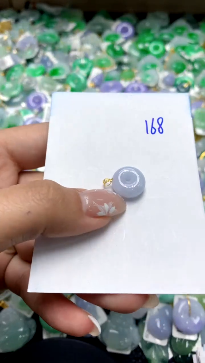 【闪购商品】翡翠颈饰18K金镶嵌1111111111111111