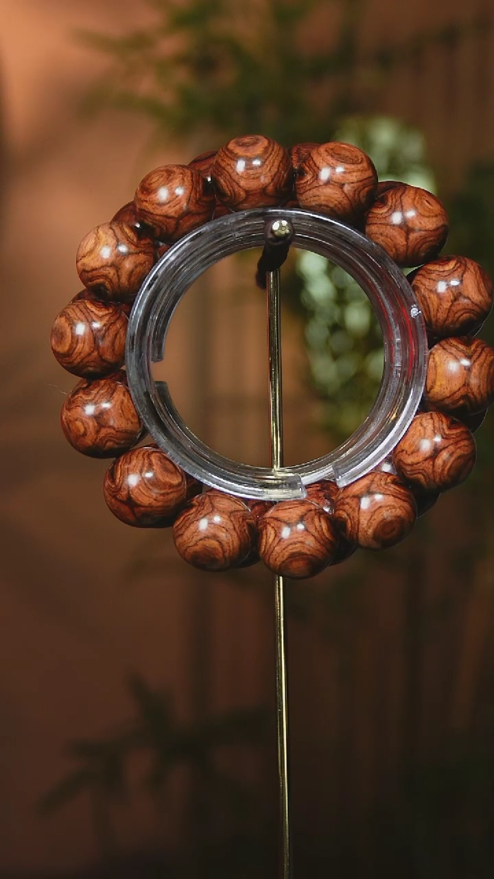 【闪购商品】黄花梨/降香黄檀手串/手链海南黄花梨1.7cm