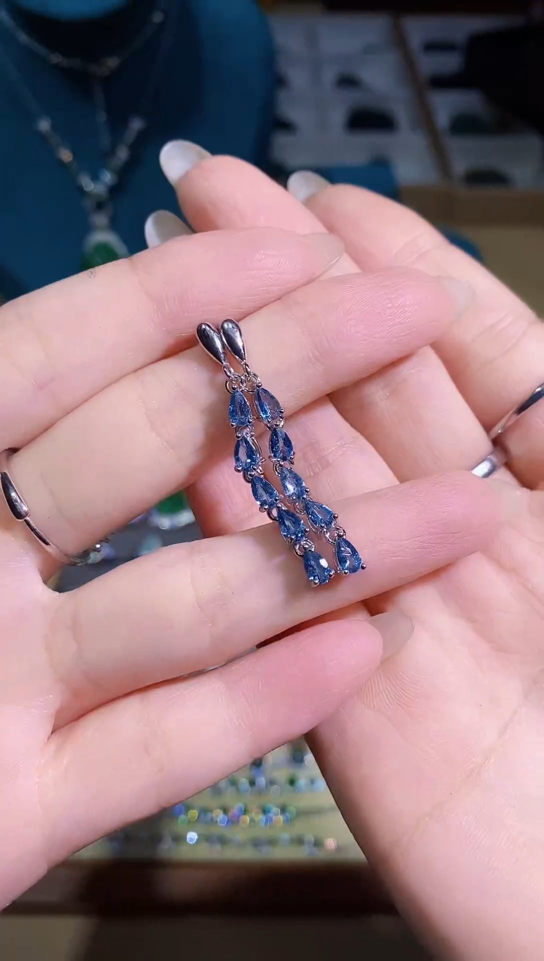 【闪购商品】托帕石耳饰未镶嵌00000020