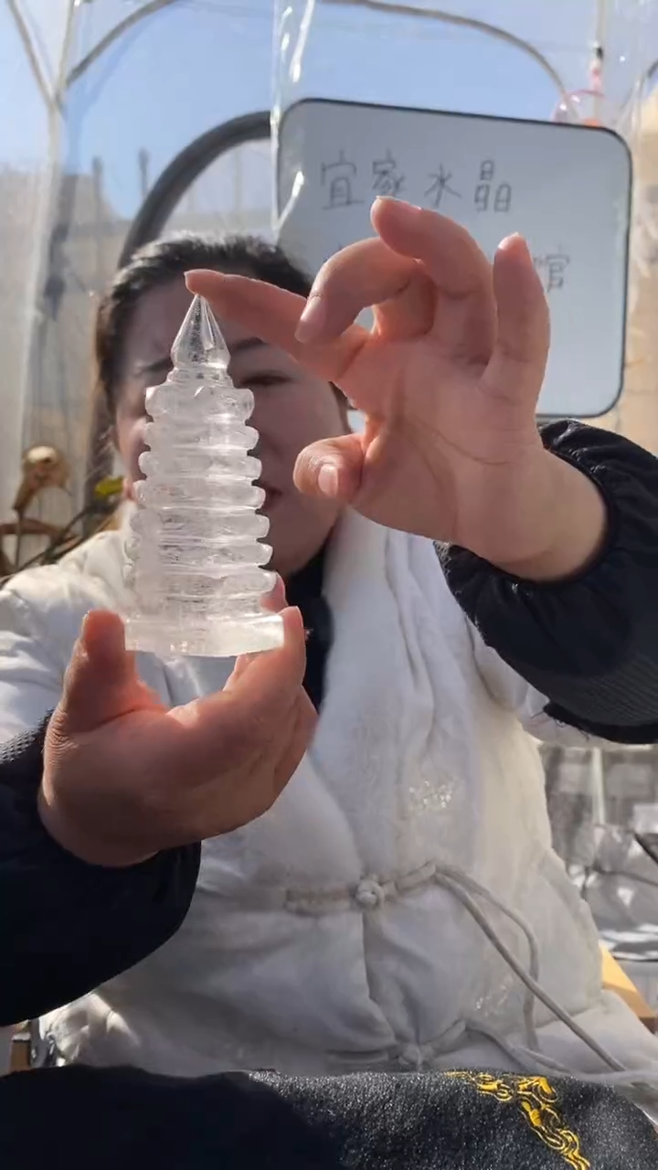 【闪购商品】水晶文昌塔未镶嵌白水晶文昌塔D829