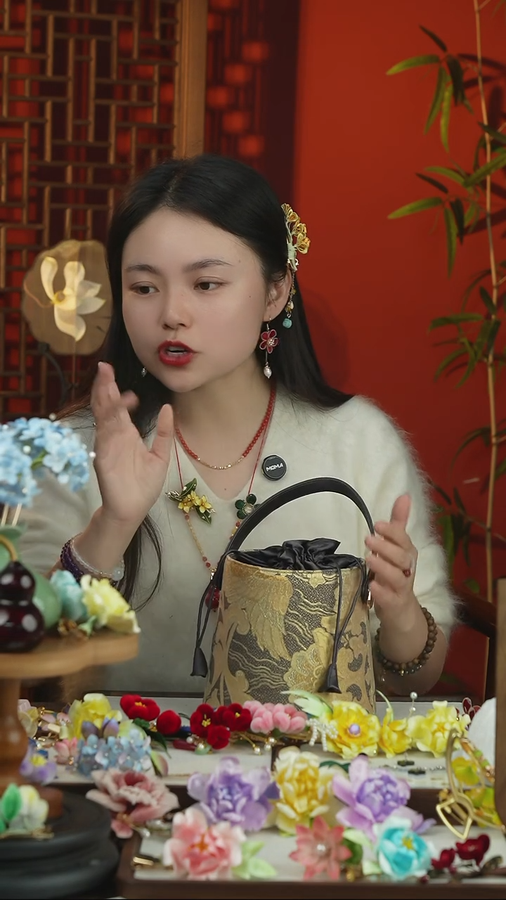 刺绣闪购纯手工非遗国风饰品