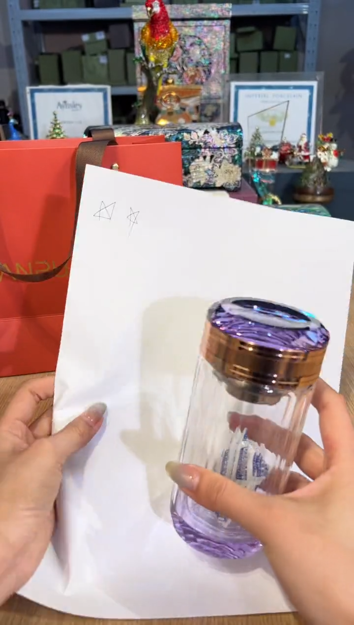 【闪购商品】杯191晶颜水杯（紫）        