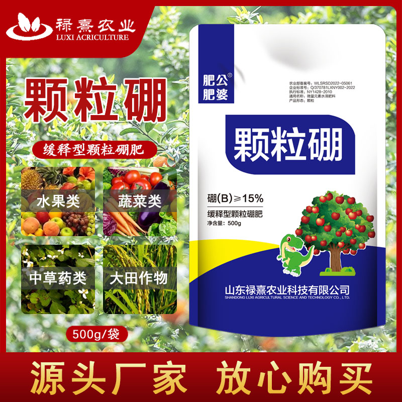 肥公肥婆颗粒硼小麦底肥油菜大豆柑橘根茎果树通用底肥缓释型肥商品图