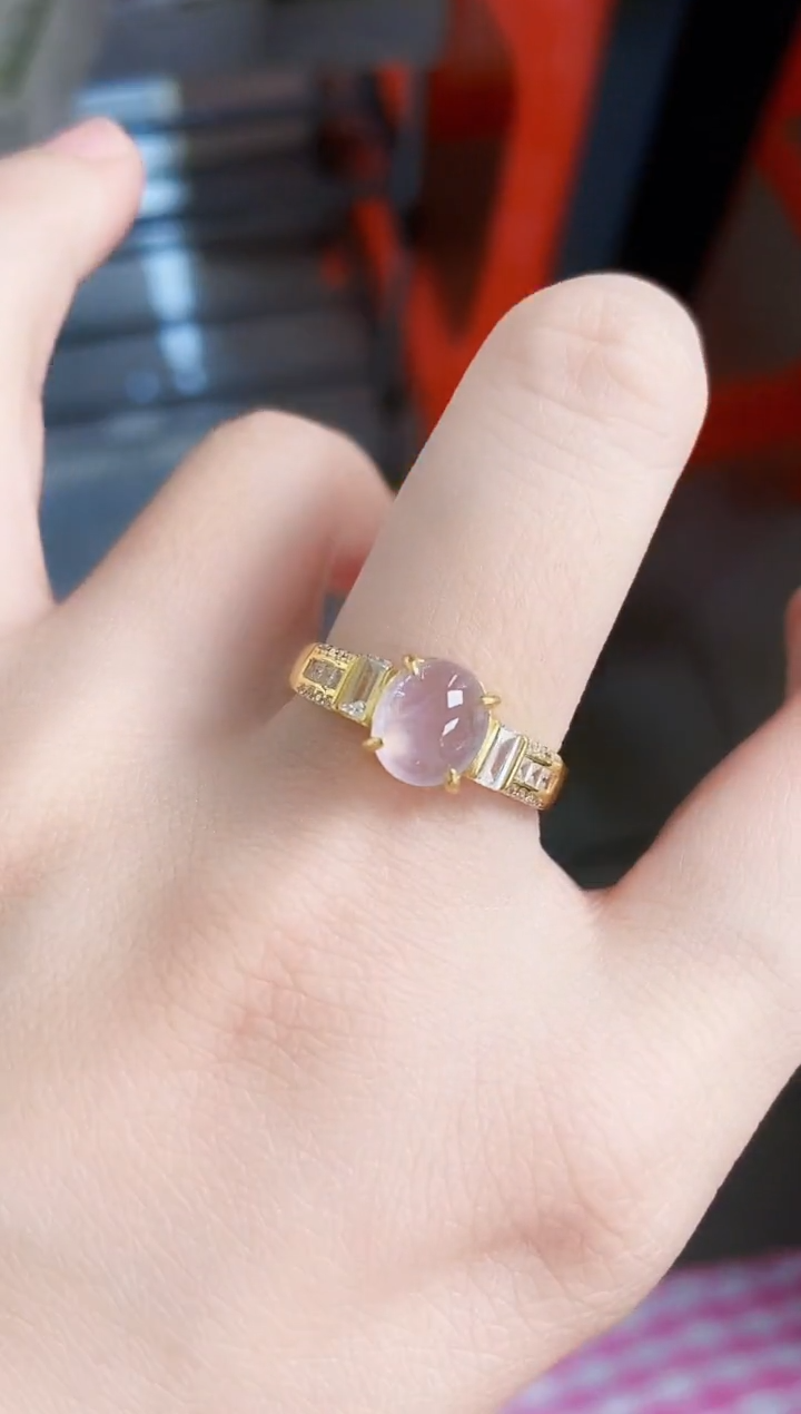 【闪购商品】翡翠银S925镶嵌戒指464646