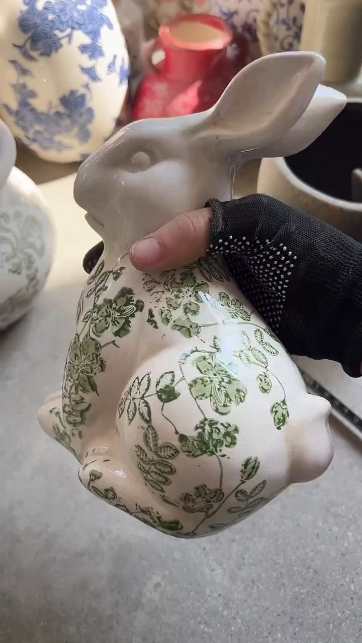【闪购商品】陶瓷兔子摆件