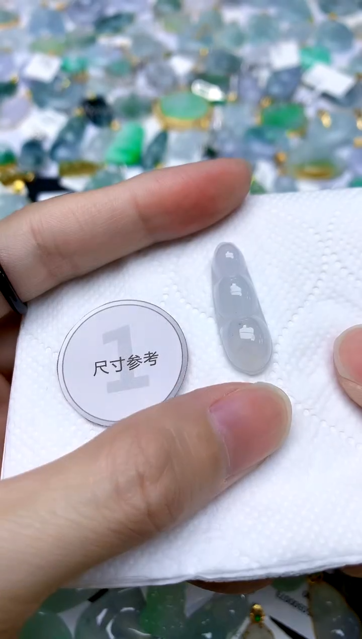 颈饰未镶嵌翡翠天然A货翡翠