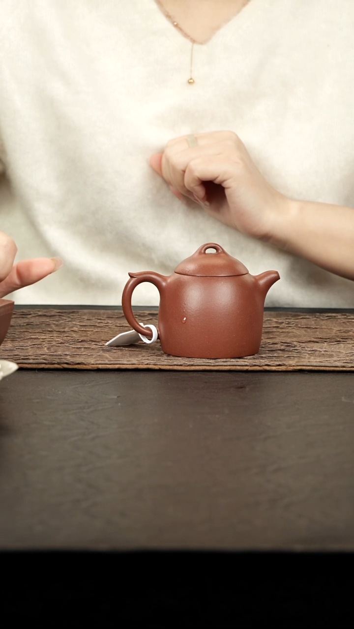 茶壶紫砂底槽青秦权150cc
