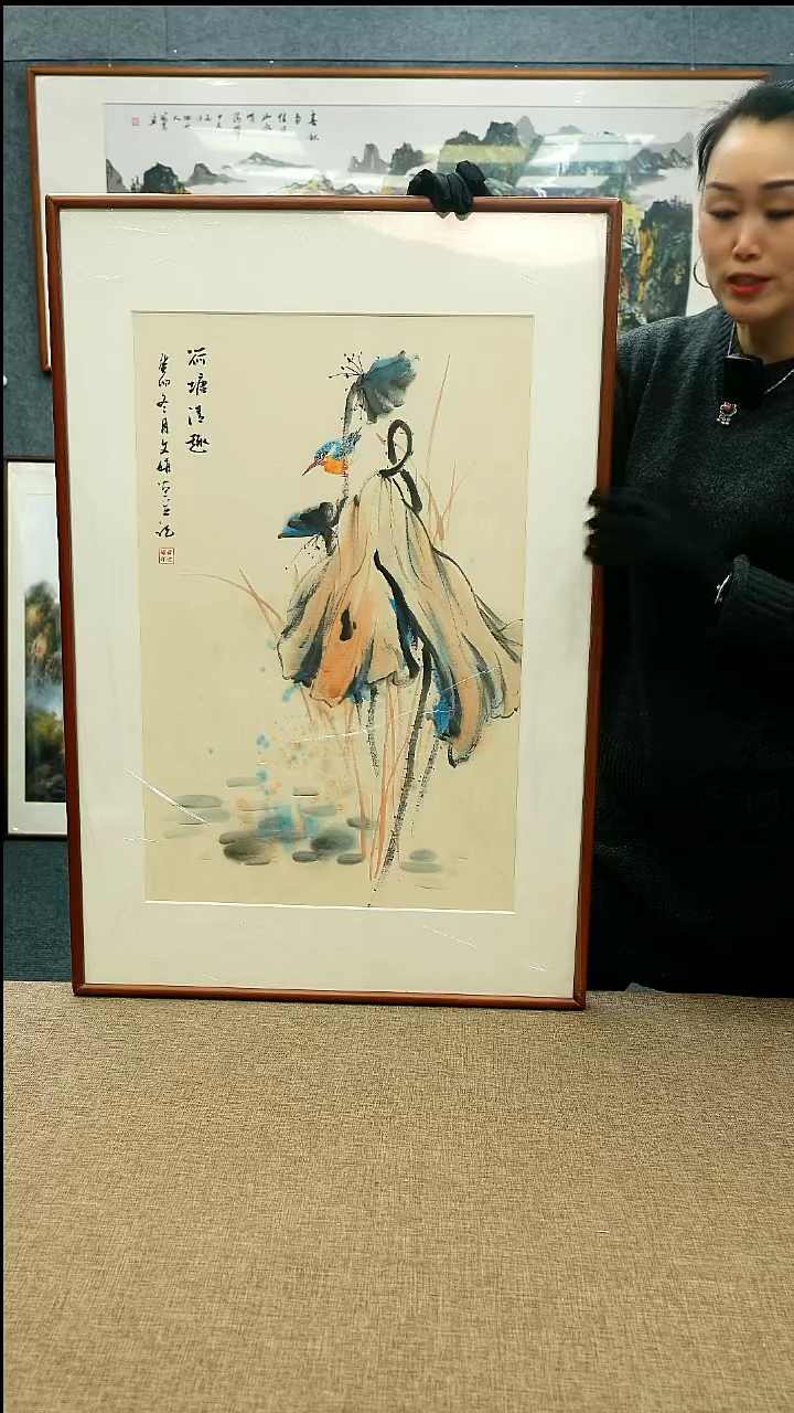 【闪购商品】国画62*92黄文娟老师花鸟