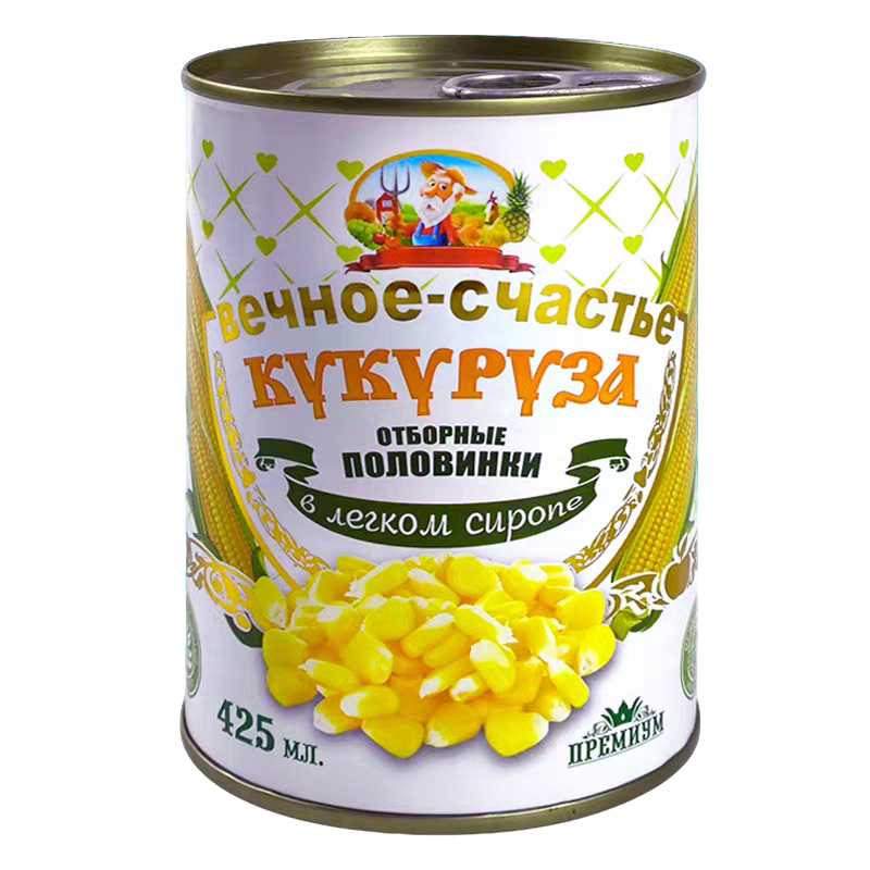 恒吉牌甜玉米粒罐头425ml