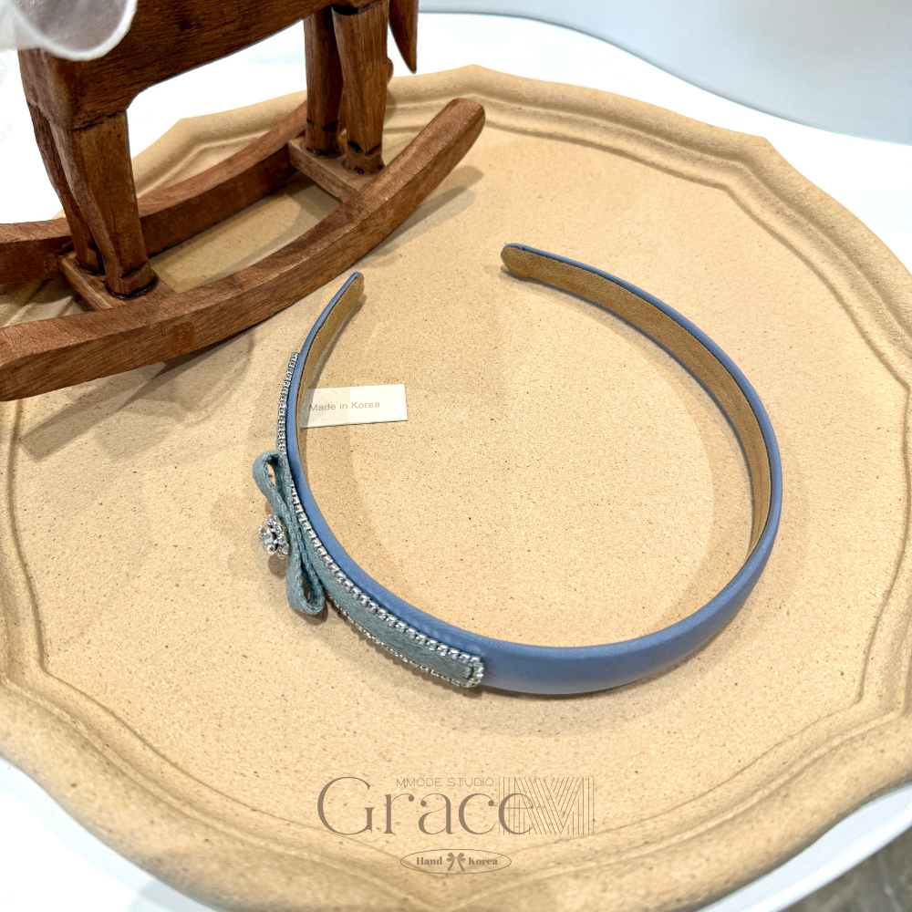 「ins博主系列-链链蝴蝶结」韩国25盛夏百搭高颅顶百搭发箍