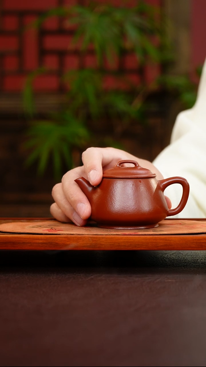 茶壶紫砂大红袍小瓢饮一壶一茶