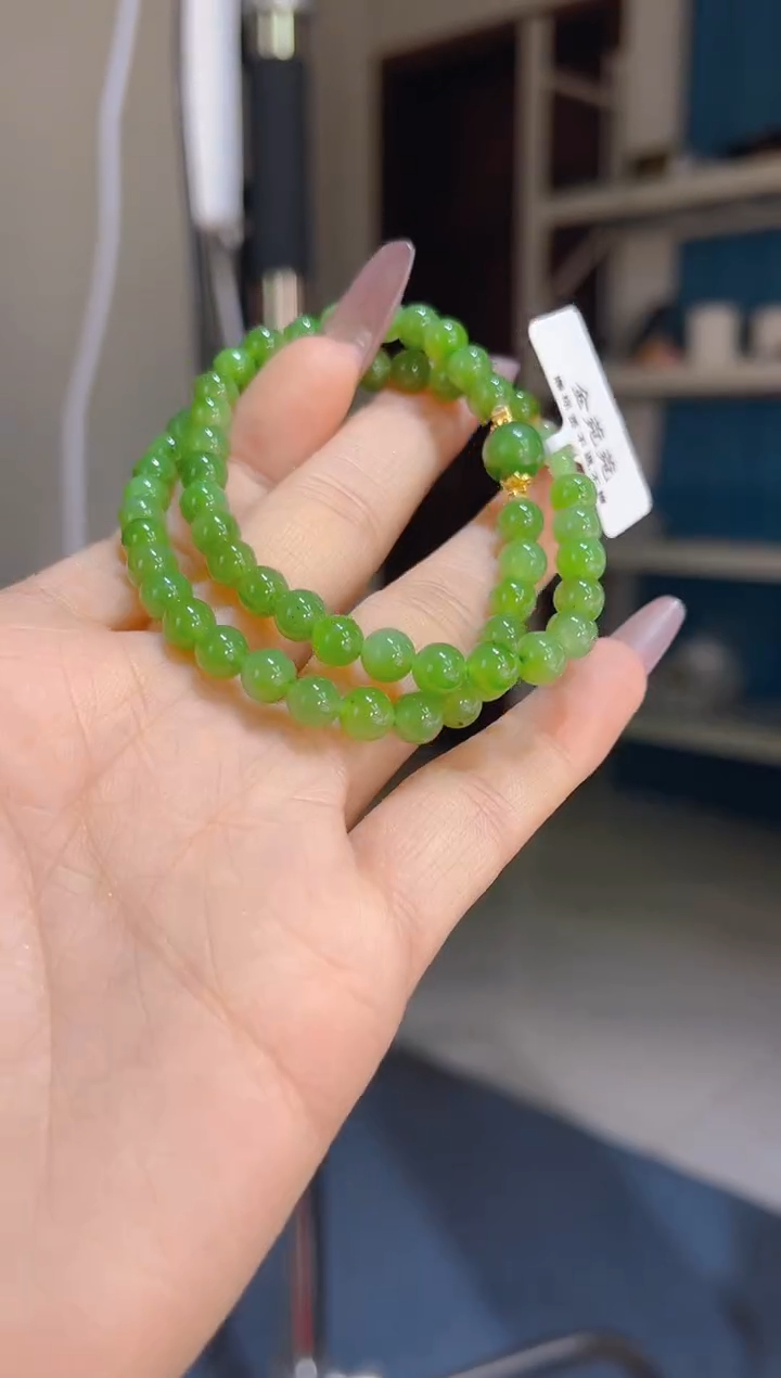 未镶嵌手链和田玉多样性发其一孤品默认微瑕