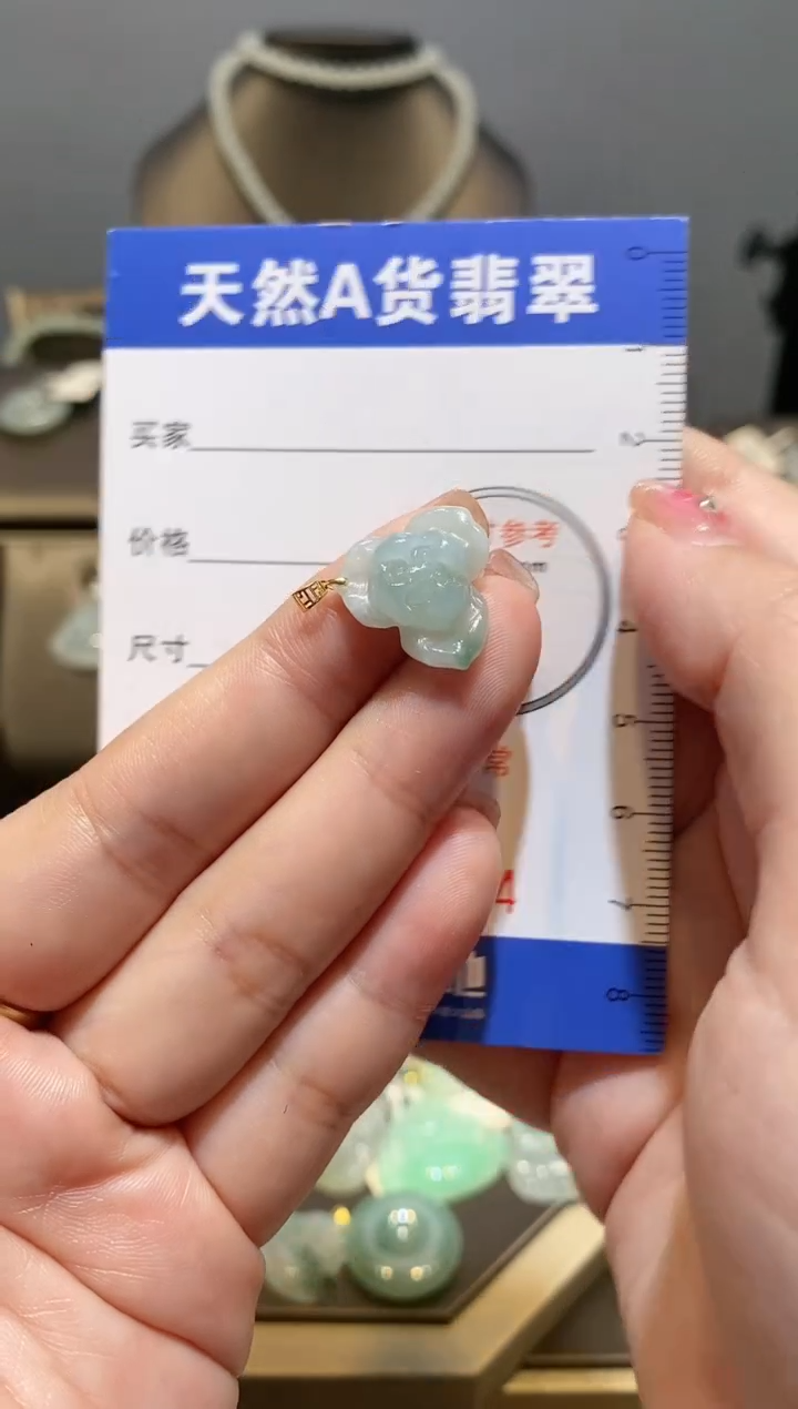 【闪购商品】翡翠颈饰18K金镶嵌多样性发货随机发一